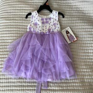 2T Purple Floral Dress NWT